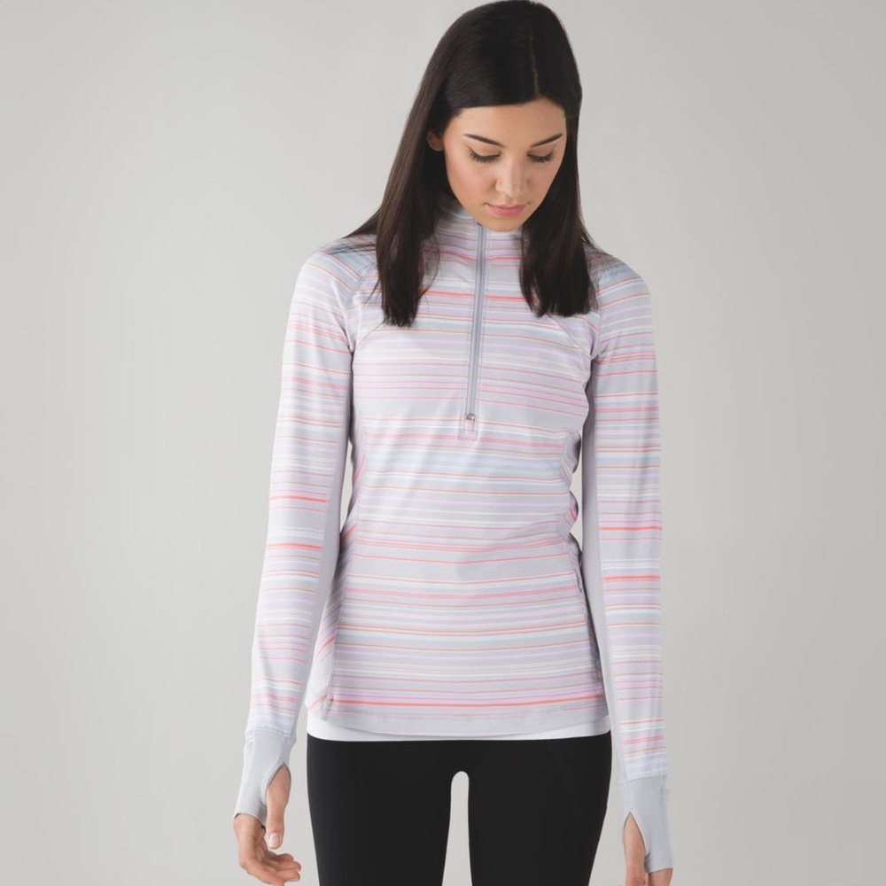 Lululemon Race With Grace 1/2 Zip II
Sanctity Stripe top Women’s Sz‎ 6